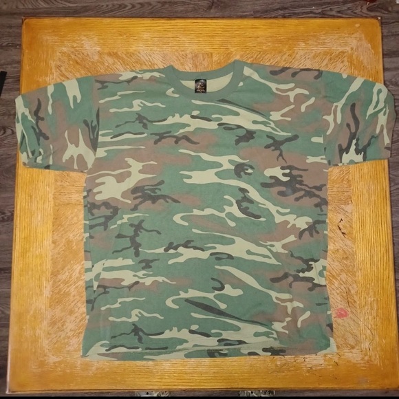80's Vintage Tee Swing Camo Tee Shirt Mens Size 3XL Made In USA single stitch. - Picture 1 of 6